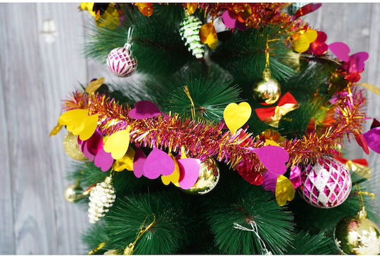 Alista Home Christmas Garland Plastic Gold 9x9cm