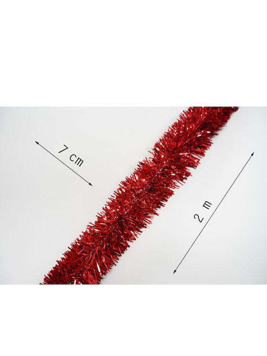 Alista Home Ghirlandă Iluminată Din Plastic Roșie 7x200cm