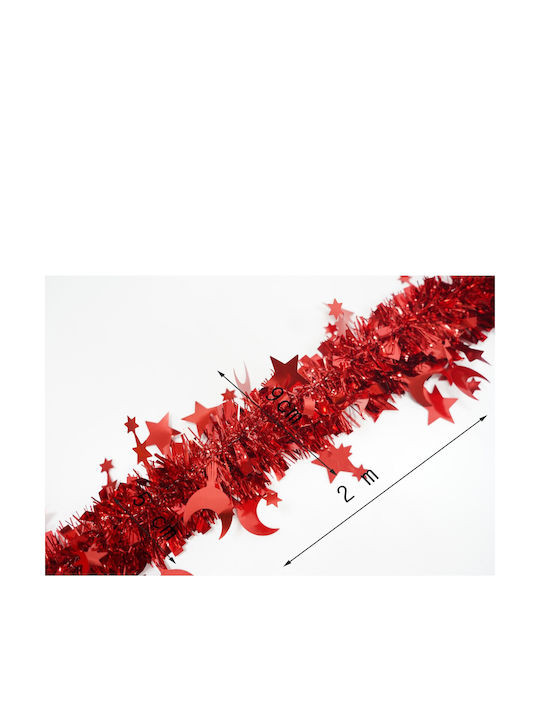 Alista Home Christmas Plastic Red Garland 9x5cm