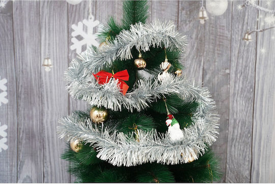 Alista Home Ghirlandă De Crăciun Din Plastic Argintie 9x200cm