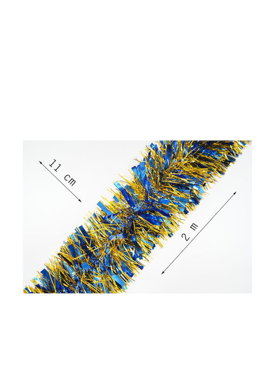Alista Home Ghirlandă De Crăciun Din Plastic Albastră 11x200cm
