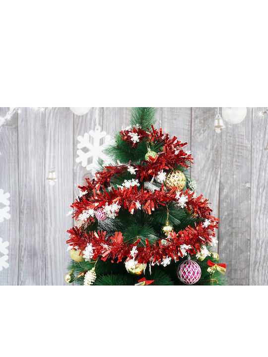Alista Home Weihnachtsgirlande Kunststoff Rote 9x9cm