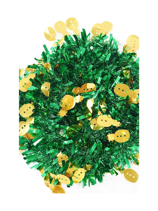Alista Home Ghirlandă De Crăciun Din Plastic Verde 11x9cm