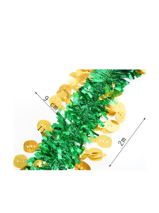 Alista Home Ghirlandă De Crăciun Din Plastic Verde 11x9cm