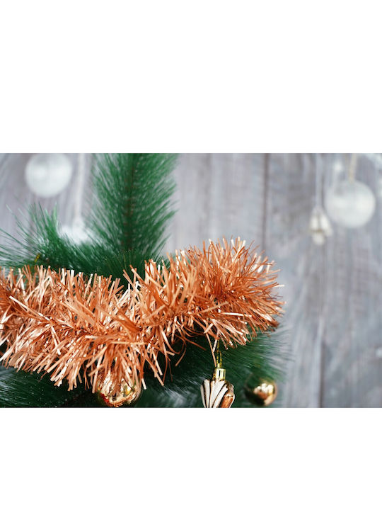 Alista Home Weihnachtsgirlande Kunststoff Orange 9x200cm