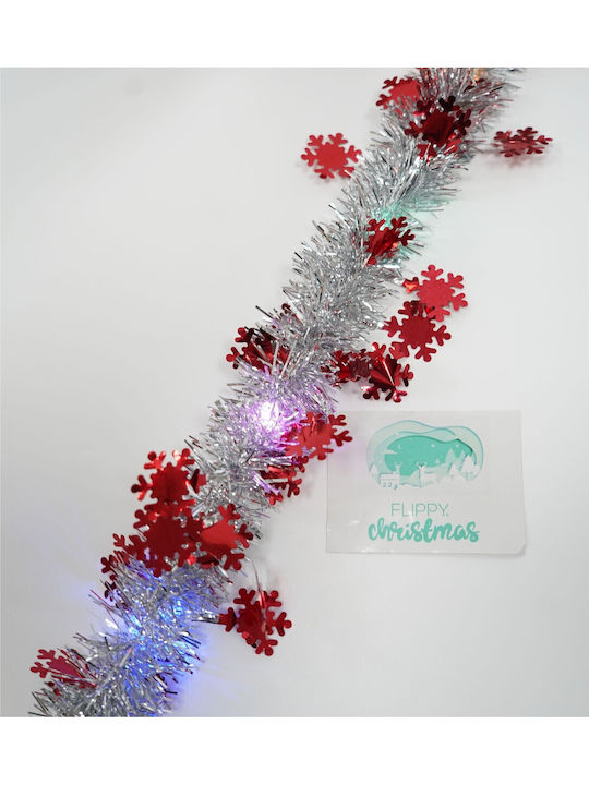 Alista Home Ghirlandă Iluminată Din Plastic Roșie 5x200cm