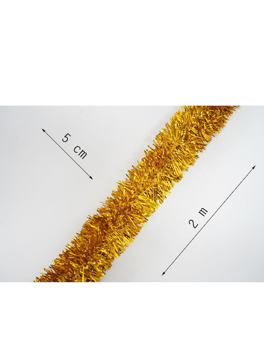 Alista Home Ghirlandă Plastică Aurie De Crăciun 5x200cm