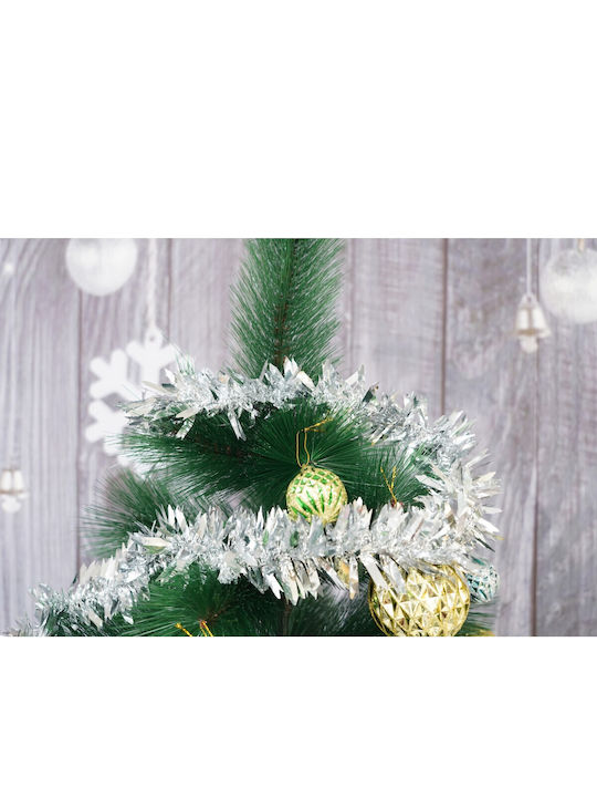 Alista Home Christmas Plastic Silver Garland 6.5x200cm