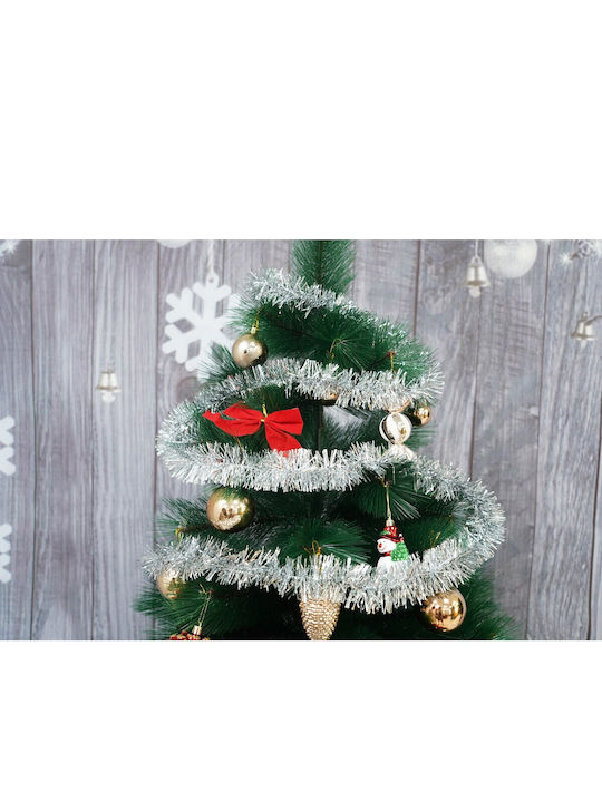 Alista Home Ghirlandă De Crăciun Din Plastic Argintie 5x200cm