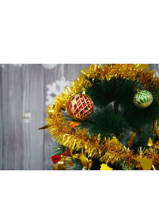 Alista Home Weihnachtsgirlande Kunststoff Gold 9x5cm