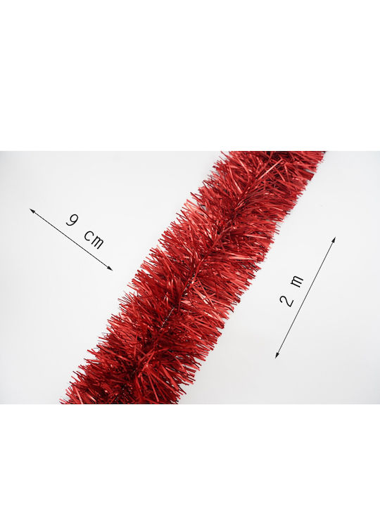Alista Home Weihnachtsgirlande Kunststoff Rote 9x200cm