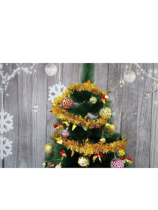 Alista Home Weihnachtsgirlande Kunststoff Gold 9x5cm
