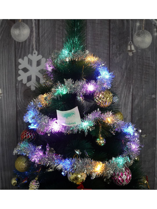 Alista Home Ghirlandă Iluminată Din Plastic Argintiu 5x200cm