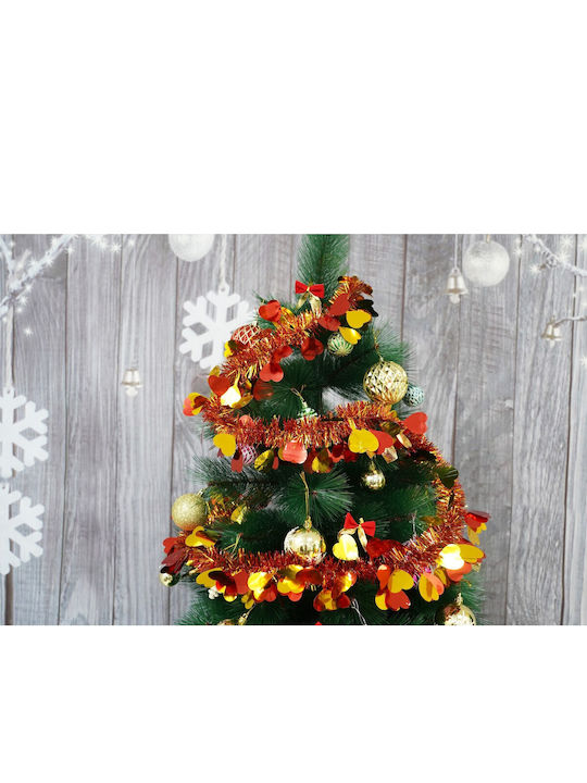 Alista Home Weihnachtsgirlande Kunststoff Rote 9x9cm