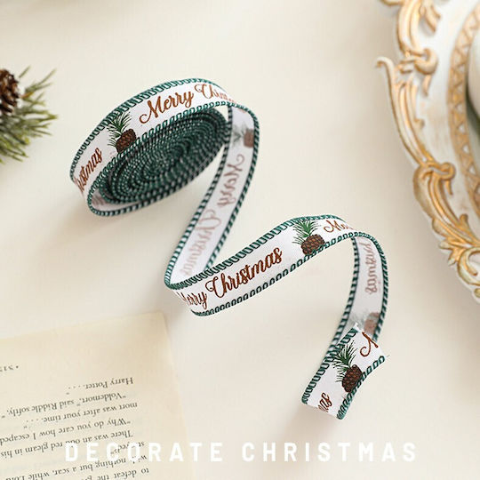 Alista Home Christmas Fabric Ribbon 5 Pieces