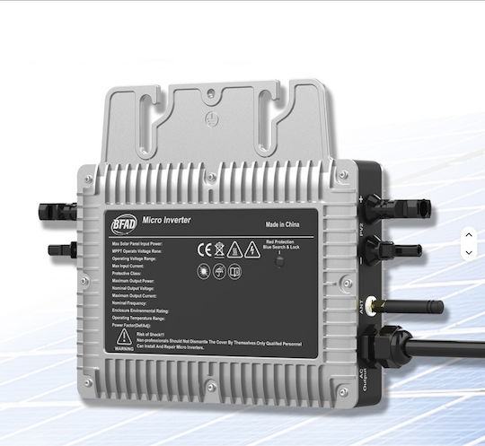 Jesudom Inverter Μπαλκονιού 800W WiFi με App TUYA για Φωτοβολταϊκά