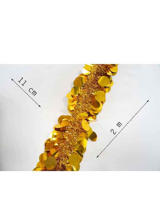 Alista Home Ghirlandă Plastică Auriu De Crăciun 11x200cm