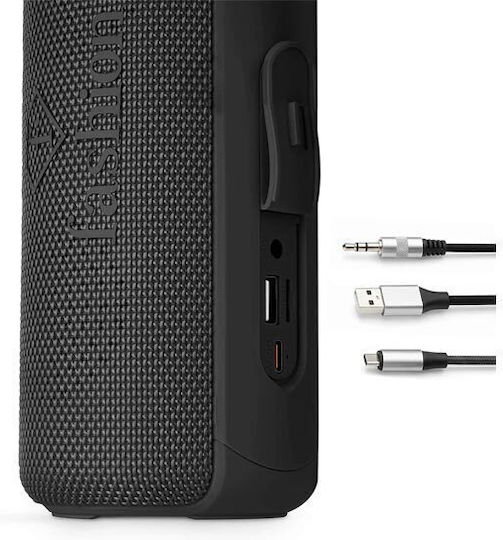 Bluetooth Speaker with Battery Life up to 6 Hours Black Rose FTV-0117