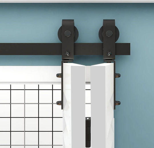 Sliding Door Mechanism 100cm Black