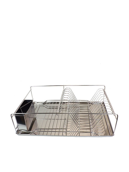 Στραγγιστήρι Νεροχύτη Inox Ασημί 51x32x13cm