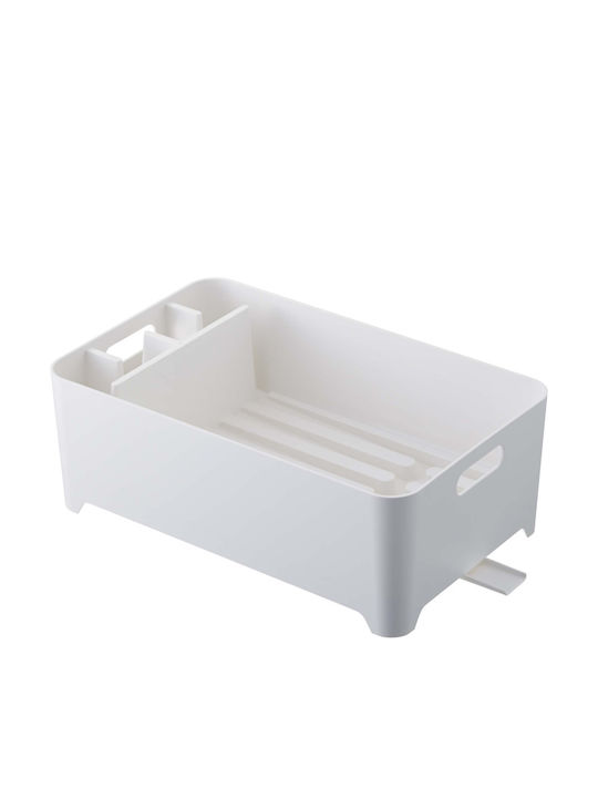 Yamazaki Scurgător De Chiuvetă Din Plastic Alb 38x24x13cm