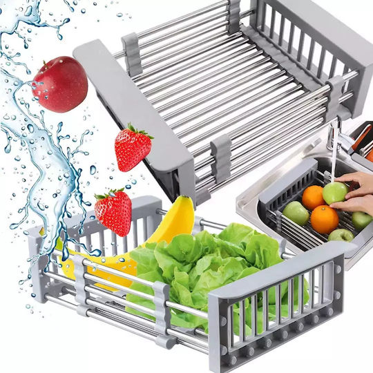 Gray Kitchen Sink Colander