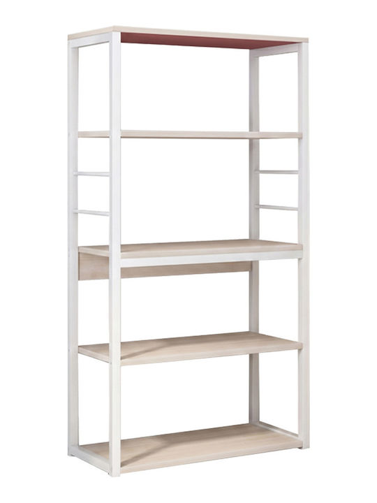 Pakketo Tace Metallic Kitchen Rack 4 Tiers Beige 50x30x129cm