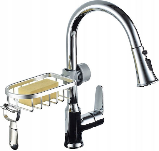 Itimport Inox Küchenspülen-Organisatoren Schwamm-Halter Grau