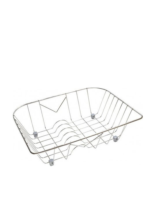 Sanitec No3 Sink Strainer Inox Silver 40x31cm