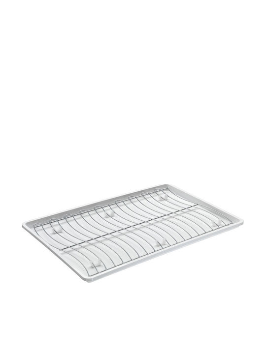 Metaltex Wave Tex Επιφάνεια Στεγνώματος Μεταλλικό Λευκό 46x31x2cm