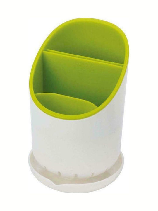 Plastic White Cutlery Drainer 12x12.5x14cm