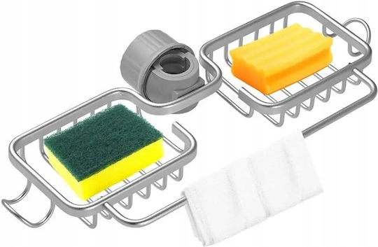 Itimport Inox Küchenspülen-Organisatoren Schwamm-Halter Grau