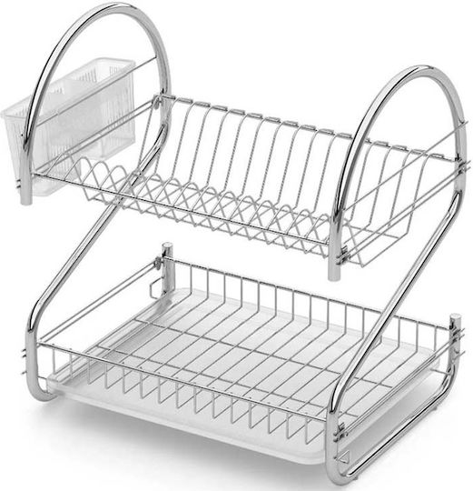 Tekno-Tel Στραγγιστήρι Νεροχύτη Inox Ασημί 46x30x44cm Tekno-Tel Στραγγιστήρι Νεροχύτη Inox Ασημί 46x30x44cm