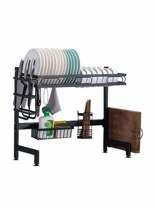 Timeless Tools Στραγγιστήρι Νεροχύτη Μεταλλικό Μαύρο 64x28x54.5cm