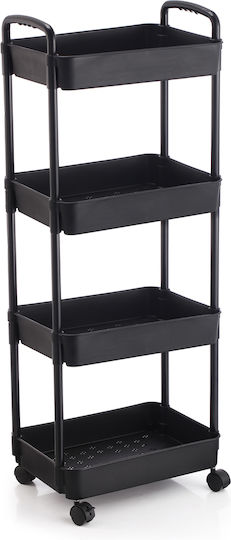 Chios Hellas Metallic Rack 4 Tiers Black 31919 Chios Hellas Metallic Rack 4 Tiers Black 31919
