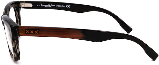 Man Eyeglasses Ermenegildo Zegna Zc5006-20 Lens Bridge Temple 53 18 145 Mm