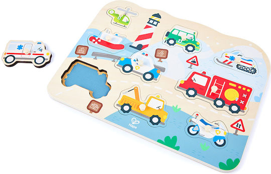 Ξύλινο Παιδικό Puzzle Σφηνώματα 10pcs Hape