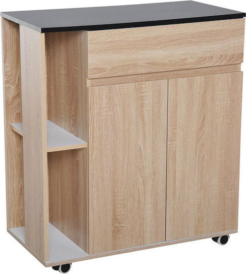 Επιδαπέδιο Ντουλάπι Καφέ 78x39.5x88.5εκ.