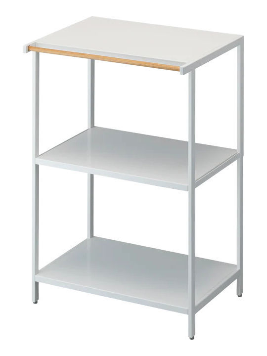 Yamazaki Kitchen Rack Metallic 3 Tiers White 60x46.5x90cm