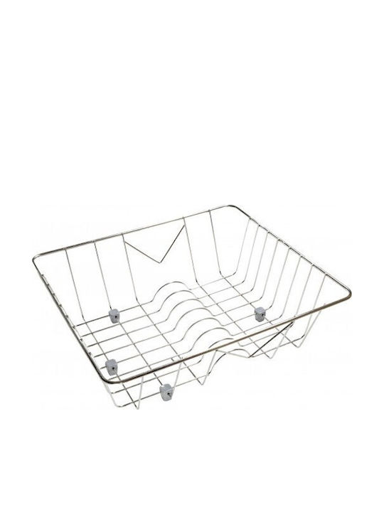 Sanitec Νο13 Στραγγιστήρι Γούρνας Inox Ασημί 37x33cm