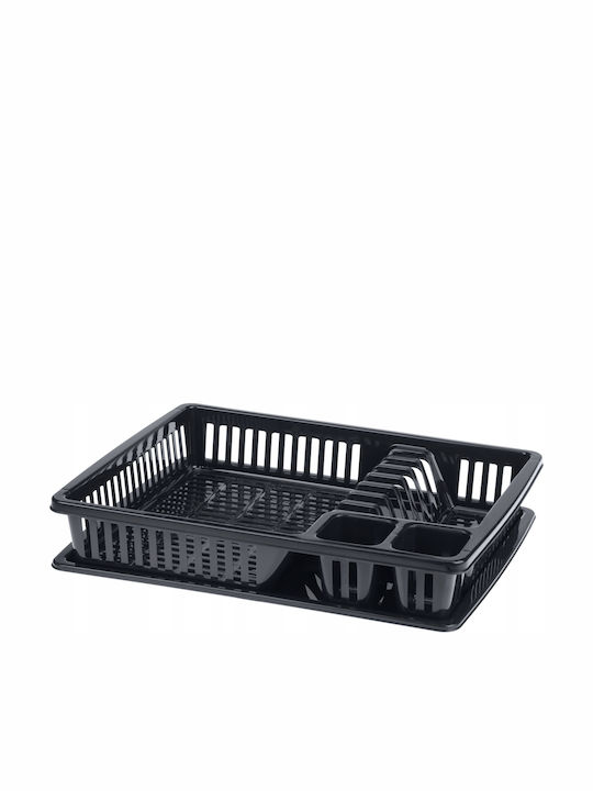 Kadax Στραγγιστήρι Νεροχύτη Πλαστικό Γκρι 38x30cm
