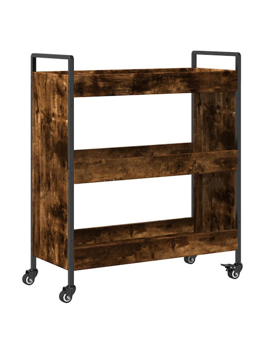 vidaXL Ραφιέρα Κουζίνας Ξύλινη 4 Θέσεων Καφέ 70x30x82cm