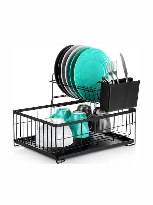Vilde Metallic Black Sink Strainer 42x28x28cm