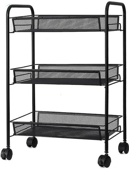 Verk Group Food Rack Metallic 3 Tiers Black Verk Group Food Rack Metallic 3 Tiers Black