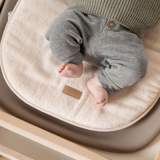 Nattou Soft Changing Pad Softy Made of Beige Fabric 40x62cm