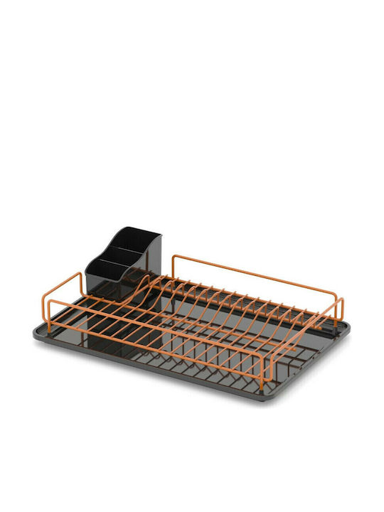 Tekno-Tel Sink Strainer Metallic Black 47x32x9cm