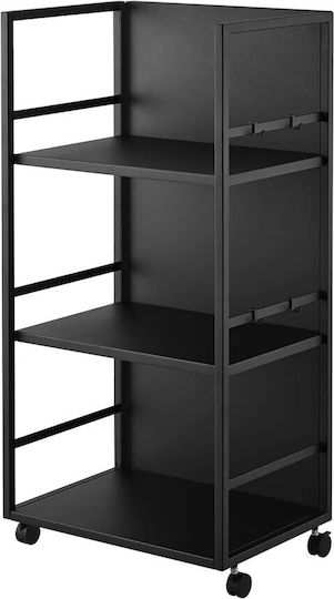 Yamazaki Wooden Food Rack 3 Tiers Black 1420 Yamazaki Wooden Food Rack 3 Tiers Black 1420