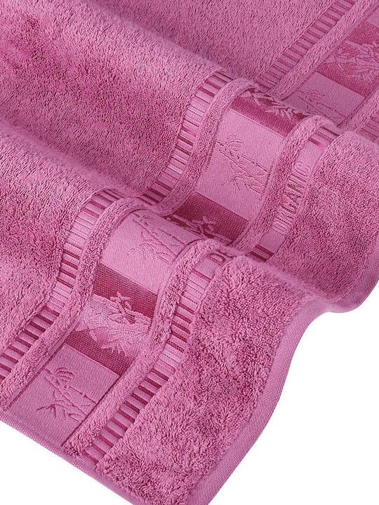 Кърпа За Лице Bamb1006 50x90см Пепеляво Сиво Тегло 500гр/м²