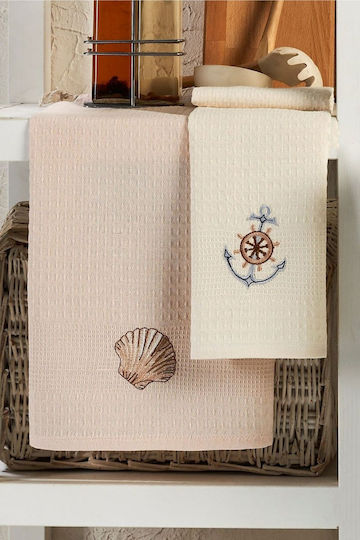 Rebeka Home Handtuch Beiges 6 Stücke Gewicht 280gsm