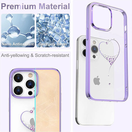 Kingxbar Wish Series Back Cover Πλαστικό / Σιλικόνης Χρυσό (iPhone 14 Pro)